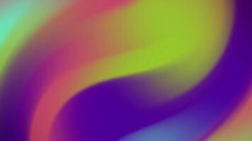 abstracts abstrakt vätska lutning bakgrund animering med slät Färg övergångar och suddig former rörelse video