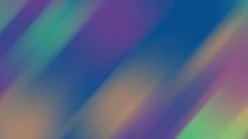 Abstracts dynamisch mehrfarbig Gradient Hintergrund Animation mit glatt diagonal Streifen und beschwingt Übergänge video
