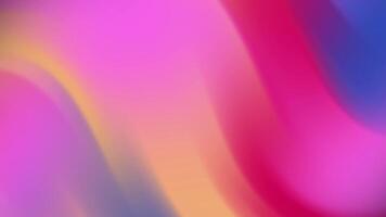 abstracts mjuk strömmande lutning bakgrund med vibrerande färger skapande en modern, slät och visuellt lockande design. video