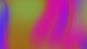 resumos abstrato gradiente fundo animação com vibrante cores suavemente em transição criando uma dinâmico pano de fundo video