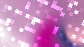 baga marinha abstrato pixelizada gradiente fundo com geométrico formas dentro movimento criando uma moderno pano de fundo efeito video