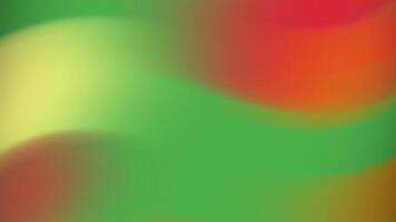 blomma ljus vätska lutning animering med en vibrerande blandning av gul, grön, och röd skapar en dynamisk bakgrund video