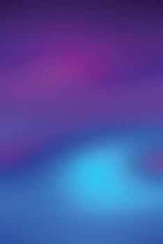 A soft, abstract gradient blending vibrant purple and blue tones, creating a calming and visually appealing background. vector