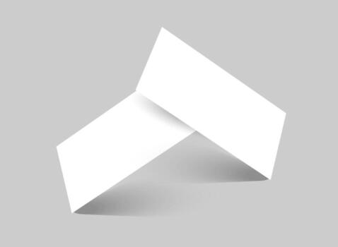 Overlapping white paper sheets illustration vector