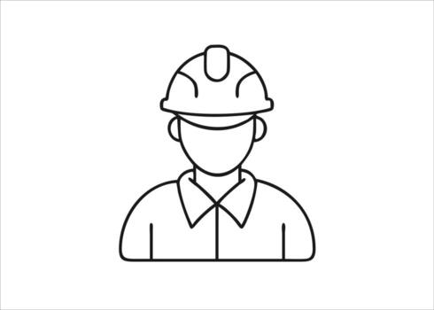 Detailed line art illustration capturing an engineering concept with a focus on precision and technical representation isolated on white background vector