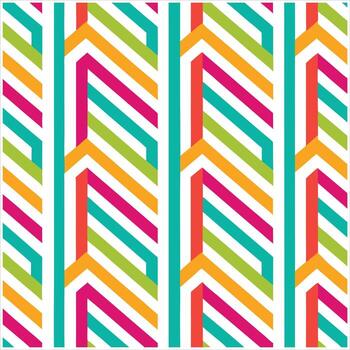 A colorful pattern with 3D lines vector