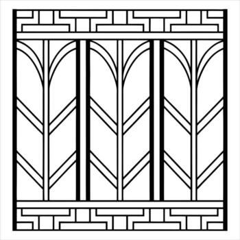 Decorative Geometric Mandala Ornament vector