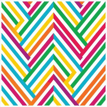 A colorful pattern with textile lines vector