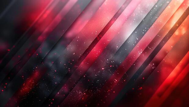 Abstract diagonal stripes pattern background in red and grey tones with texture and gradient effects photo