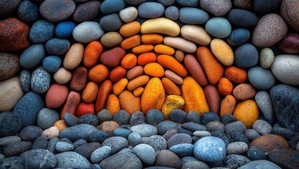 Colorful stone array texture gradient background photo