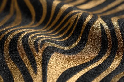 a background of Black and Gold Suede Texture with Wave Pattern photo