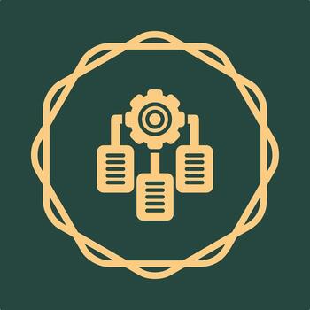 Document Integration symbol trendy artwork useful Illustration circle design good colorful background vector