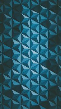 texturizado azul geométrico modelo con dimensional formas creando profundidad y interés. foto