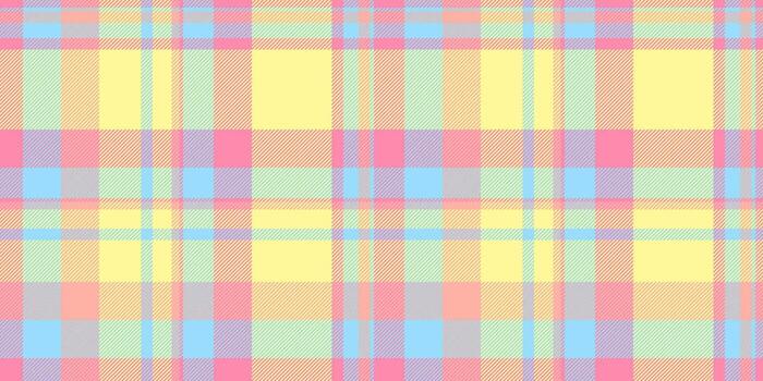 personalizado antecedentes tela tartán, lino textura sin costura modelo. cuerda cheque textil tartán en rojo y amarillo colores. vector