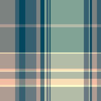 clásico tartán modelo en apagado verde azulado, azul, gris y melocotón tonos ideal para antecedentes, textiles, o resumen diseño. eterno, versátil textura. vector