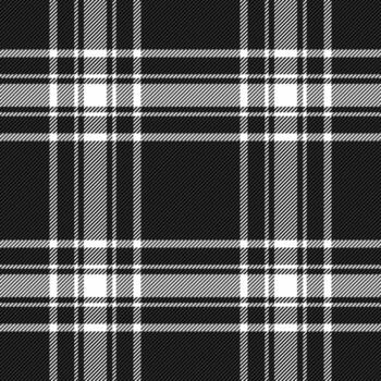 elegante negro y blanco tartán modelo. Perfecto para textil diseño, sitio web antecedentes, o Moda proyectos limpiar líneas y clásico monocromo estético crear un versátil y sofisticado imagen. vector