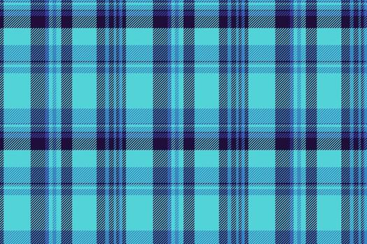 Classic blue tartan pattern. Seamless fabric design, ideal for backgrounds, textiles, and wrapping. Demonstrates timeless style and versatile applications. vector