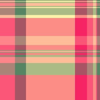 Abstract checkered pattern with pink, green, and beige tones. Perfect for backgrounds, textiles, or digital designs. A visually appealing retro plaid style. vector