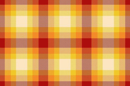 cálido, pixelado tartán modelo en otoño matices un sin costura, tradicional textil diseño. utilizar para antecedentes, texturas, o tela maquetas con un rústico sentir. vector