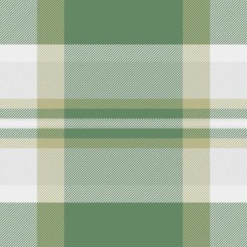 Classic plaid pattern with a contemporary green, beige and white color palette. Perfect for backgrounds, textures, and design elements adding a timeless feel. vector