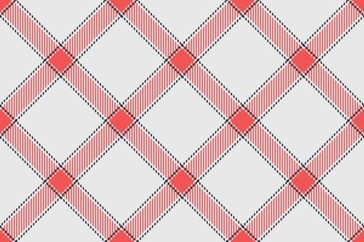 Classic red plaid pattern. Seamless checkered design perfect for backgrounds, fabrics, or digital designs. Versatile textile print with a timeless feel. vector