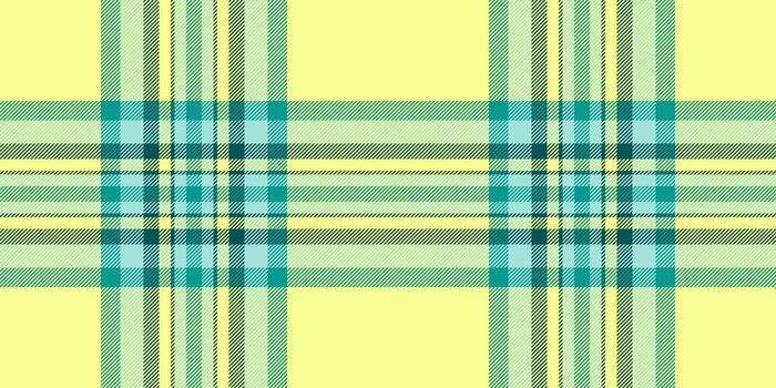 A refreshing tartan pattern in pastel shades. A blend of yellow, green, and turquoise for a modern, lighthearted, and versatile textile design. Use for backgrounds, fabrics, or creative projects. vector