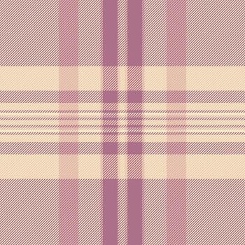 Detailed, patterned fabric texture in mauve and beige. Classic design with lines and squares, ideal for backgrounds, textiles, and fashion design. vector