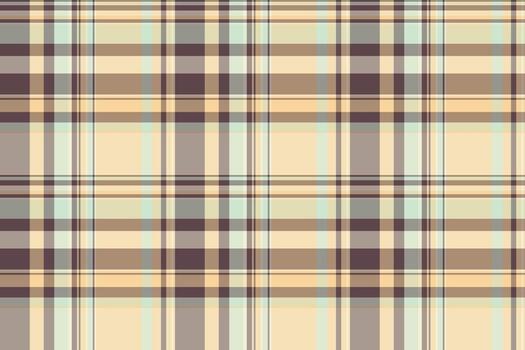 Soft plaid pattern in muted colors. A calming, seamless texture, ideal for backgrounds, textiles, or design elements. Represents tradition, warmth, and cozy comfort. vector