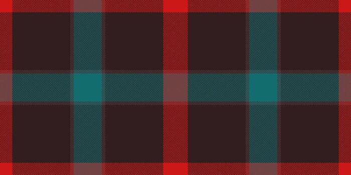 Christmas card tartan plaid fabric, windowpane check texture . Refresh seamless pattern textile background in dark and red colors. vector