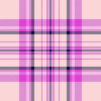 imagen cheque tartán sin costura, despojado antecedentes tartán modelo. página tela textil textura en ligero y magenta colores. vector