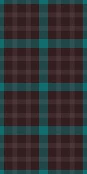 Sophisticated teal and brown plaid pattern. Ideal for textile design, apparel, packaging, or website backgrounds. vector