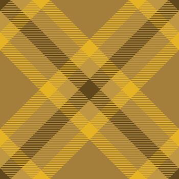 Bed textile pattern , complexity texture check background. Luxurious fabric plaid seamless tartan in amber color. vector
