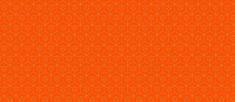 vibrante naranja geométrico modelo. sutil, repitiendo diseño ideal para antecedentes, sitio web diseño, textil huellas dactilares, o marca. crea un moderno aún eterno estético. vector
