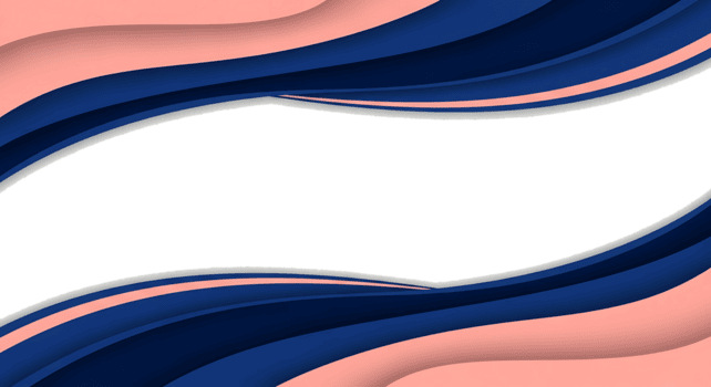 abstrato onda Projeto com em camadas marinha azul e pêssego tons. png