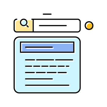 autocomplete nlp color icon figure vector