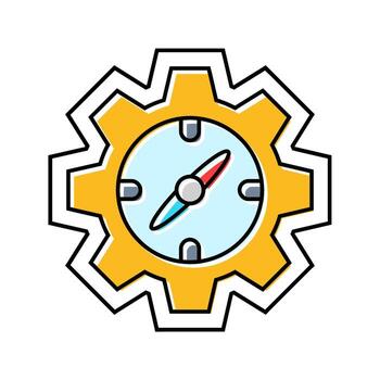 intuitive setup color icon module vector