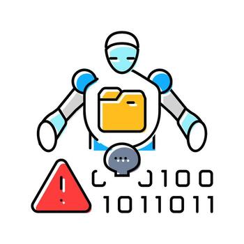 synthetic data fraud detection fintech color icon item vector