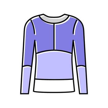base layer thermal underwear color icon object vector