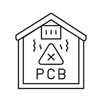 air duct system releasing invisible pcb line icon component vector