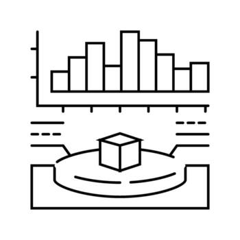 product testing research development line icon element vector
