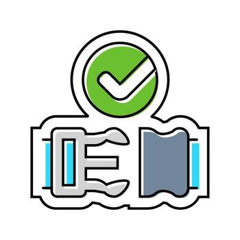 quick release color icon component vector