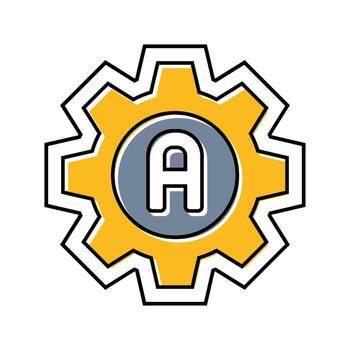 auto adjust feature color icon item vector