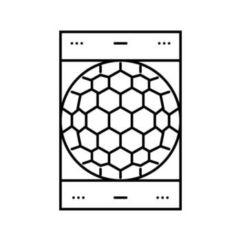 motion detection sensor module line icon object vector