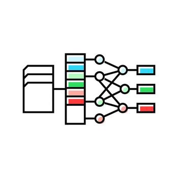 feature extraction machine learning color icon entity vector