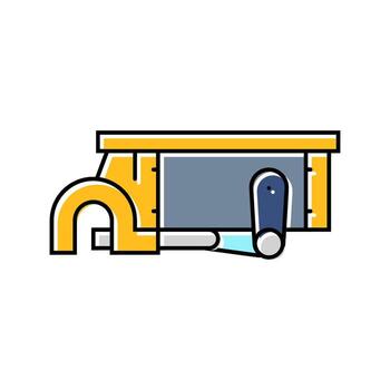 payload attachment unmanned aerial vehicle color icon thing vector