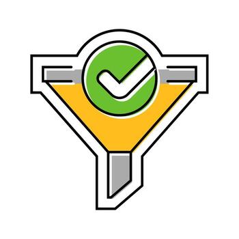 built filter color icon thing vector