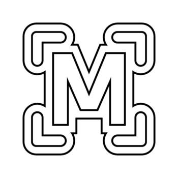 pre programmed modes line icon module vector