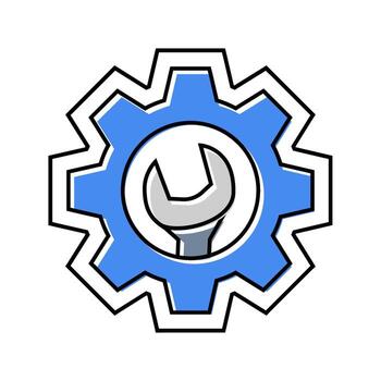 adjustable settings color icon element vector