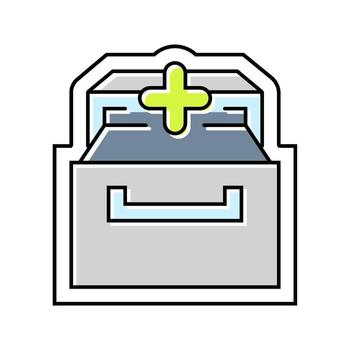 built storage color icon thing vector