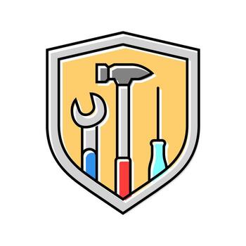 safe use of tools injury prevention color icon element vector